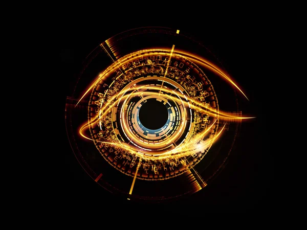 Eye of artificial intelligence — Stock Photo, Image