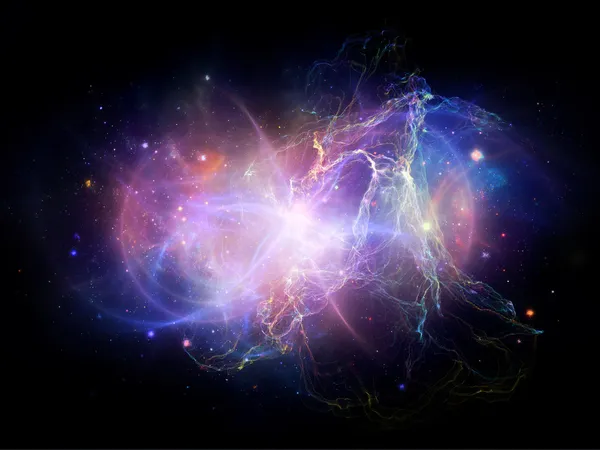 Unfolding of Fractal Nebulae — Stock Photo, Image