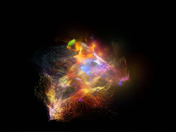 Glow of Fractal Jellyfish — Stock Photo, Image
