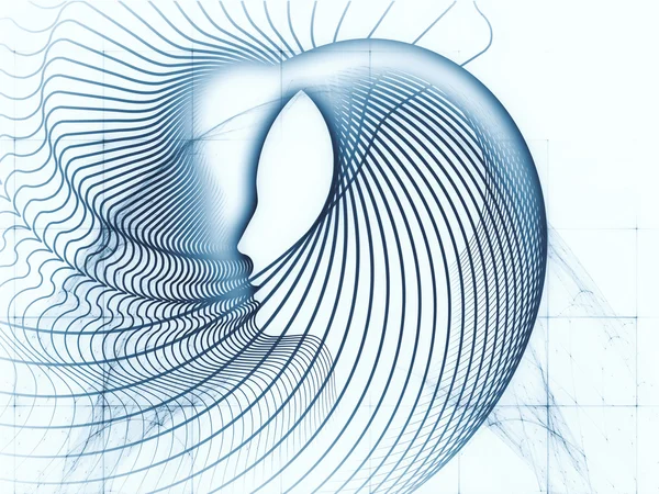 La continuación de la geometría del alma — Foto de Stock