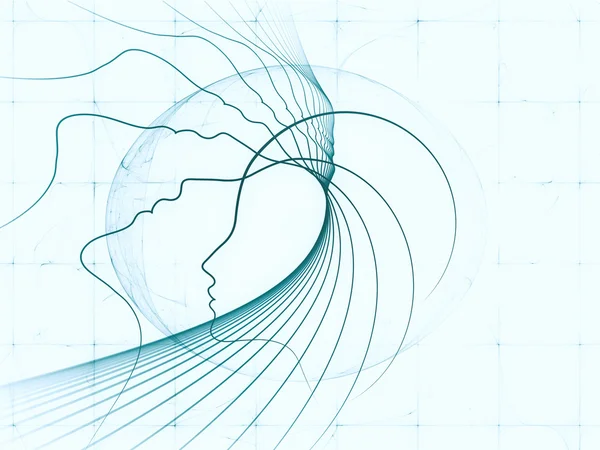 Perspektiven der Seelengeometrie — Stockfoto