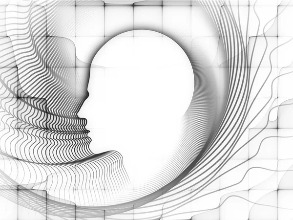 Geometri Jiwa Metaforis — Stok Foto