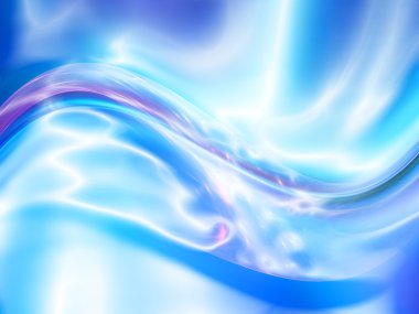 Işıklar in fractal dalgalar