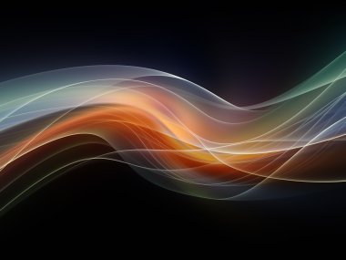 önceden in fractal dalgalar