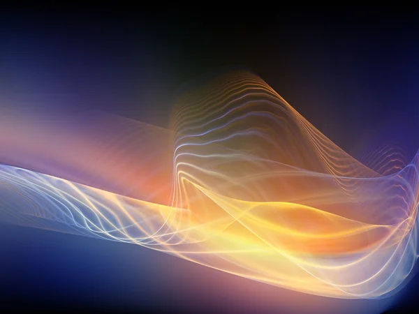 Fraktal dalgalar akışı — Stok fotoğraf