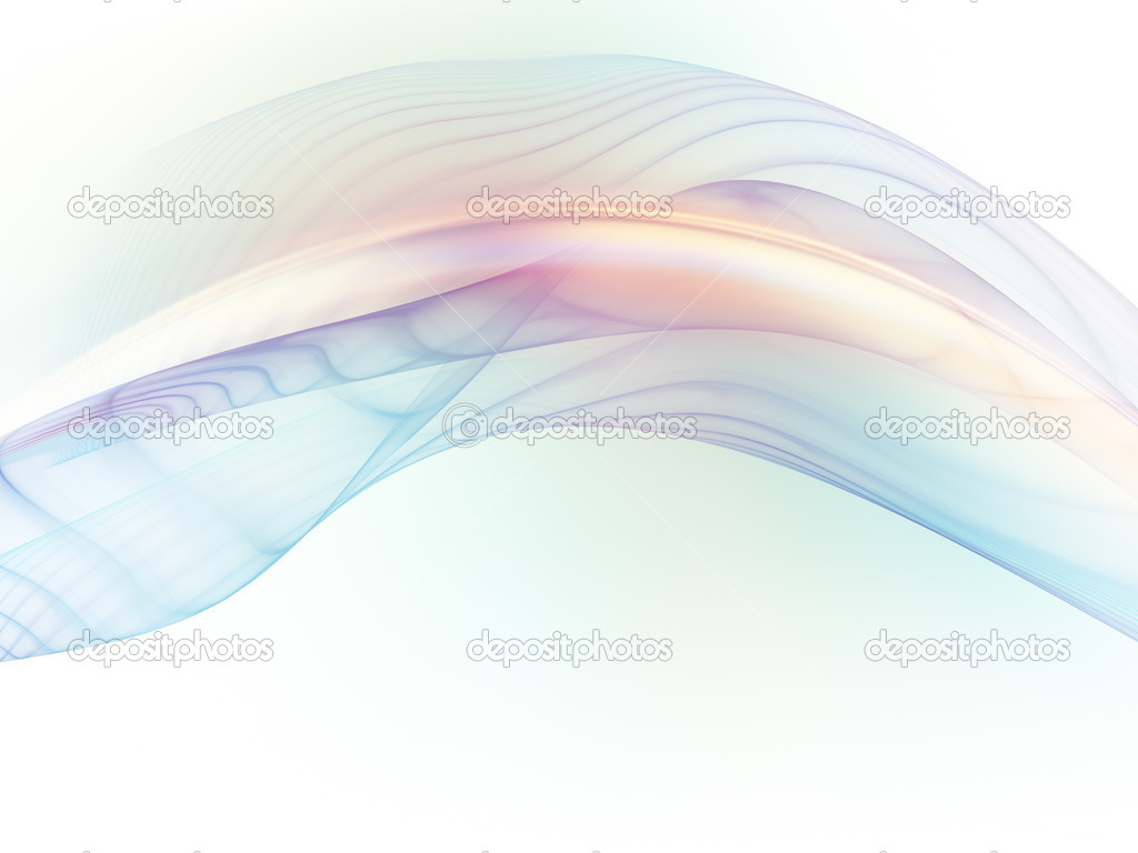 Serie wave frattale disegno di sfondo di onde sinusoidali frattale e colore sul tema del design matematica e tecnologie moderne — Foto di agsandrew