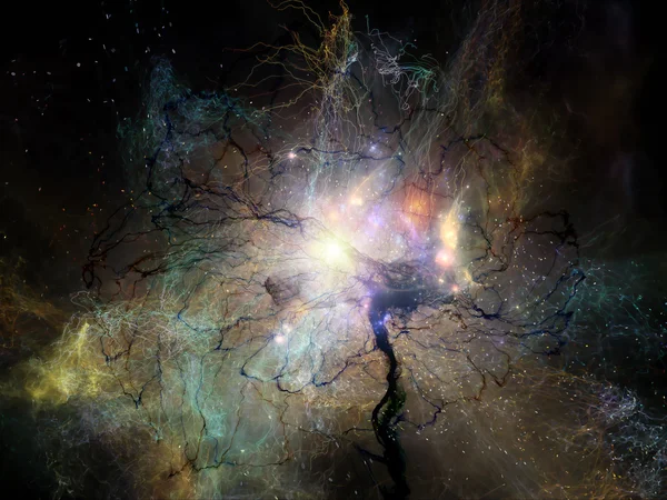 Virtualization of Fractal Nebulae — Stock Photo, Image