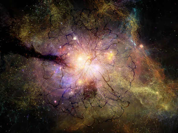 Depth of Fractal Nebulae — Stock Photo, Image