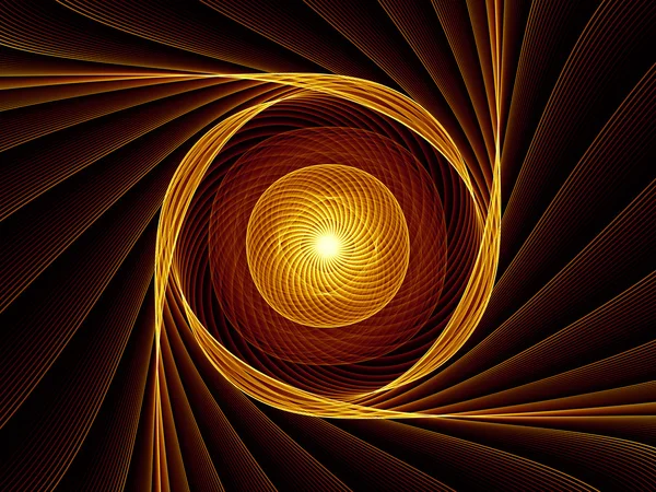 Energia da explosão fractal — Fotografia de Stock