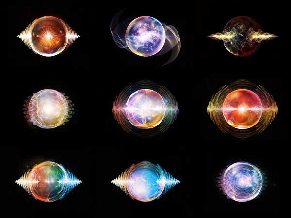 파도 입자의 빛 — 스톡 사진