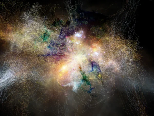 Resplandor de las nebulosas fractales —  Fotos de Stock