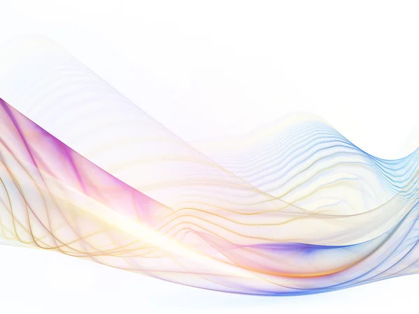 Virtual Fractal Waves — Stock Photo, Image