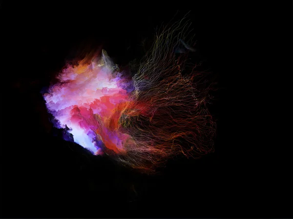 Nebulosas fractales conceptuales —  Fotos de Stock