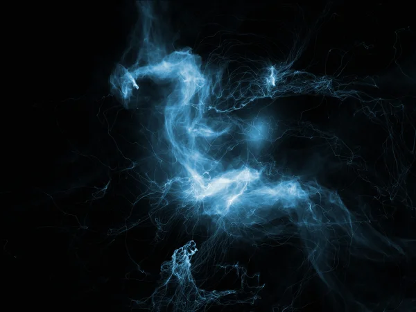 フラクタル星雲の仮想化 — ストック写真