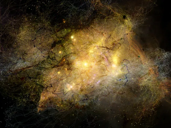 Nebulosas fractales brillantes —  Fotos de Stock