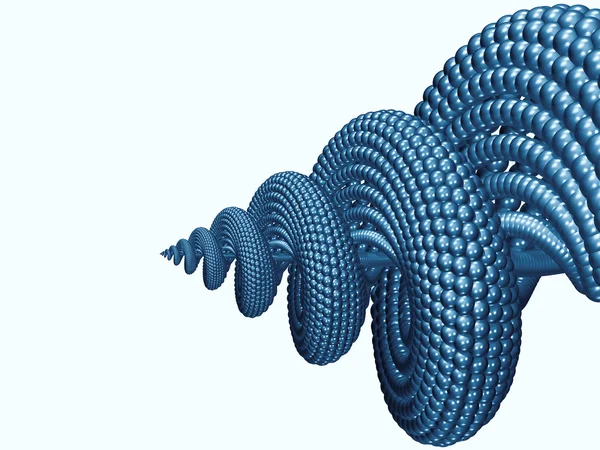 Blue Helix — Stock Photo, Image