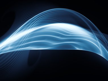 fraktal dalgaları arka plan