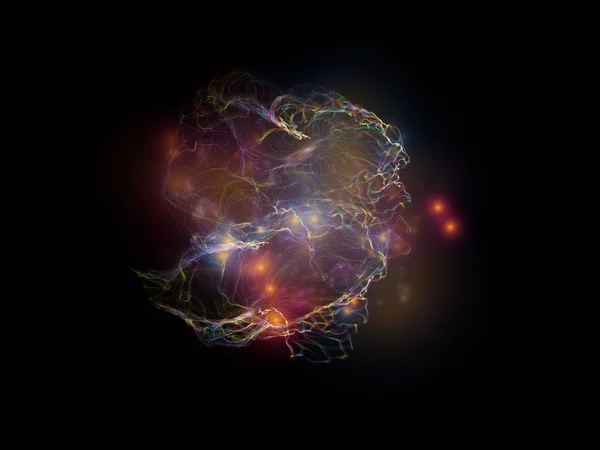 Virtual Fractal Nebulae — Stock Photo, Image