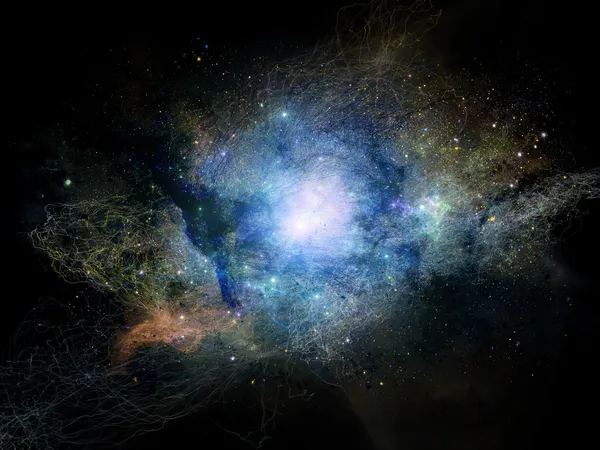 Visualization of Fractal Nebulae — Stock Photo, Image