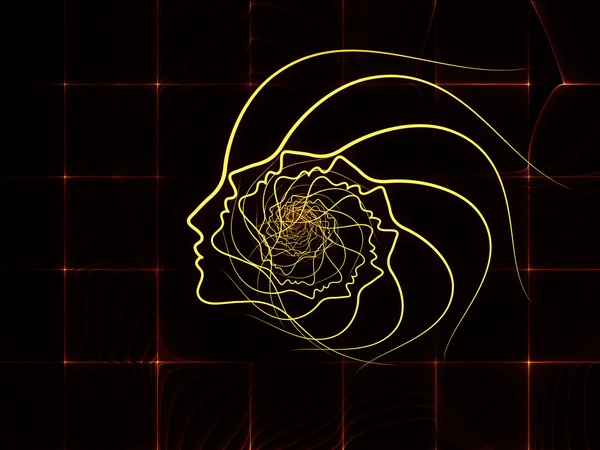 Evolución de la geometría del alma — Foto de Stock