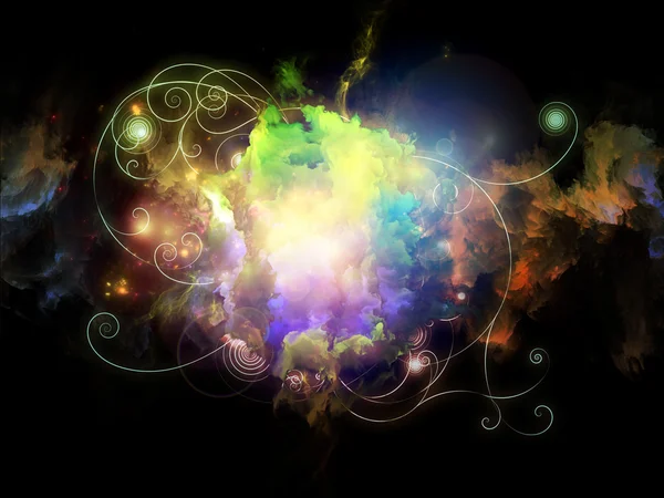 Design Nebula Abstraction — Stock Photo, Image