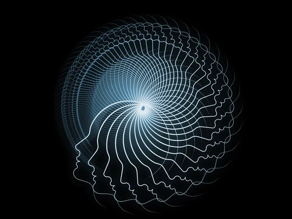 Duszą metaforyczny geometrii — Zdjęcie stockowe