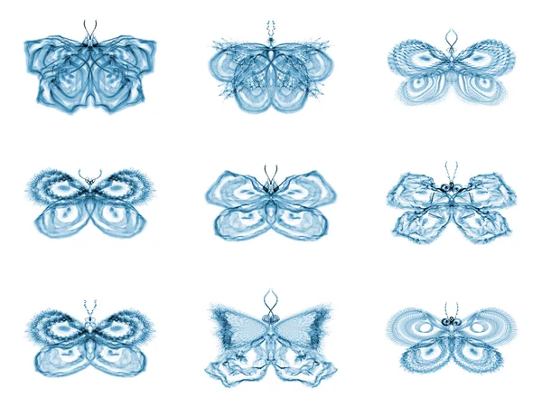 Metaforyczny fractal motyle — Zdjęcie stockowe