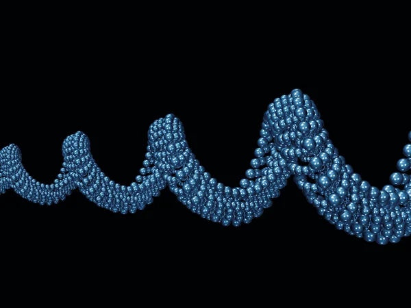 Blauwe helix — Stockfoto