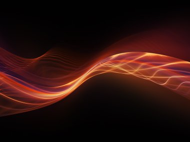 fraktal dalgaları arka plan