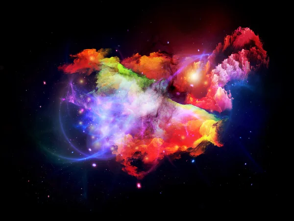 Viagens para projetar nebulosas — Fotografia de Stock