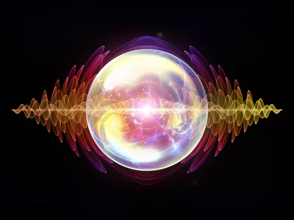 Gelişen dalga parçacık — Stok fotoğraf