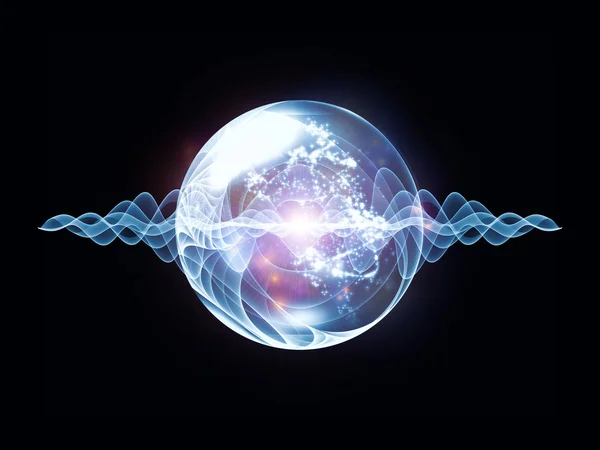 Cool хвиля частинок — стокове фото