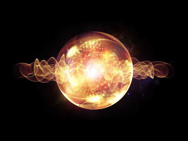 波動粒子のエネルギー — ストック写真