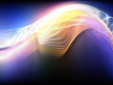 fraktal dalgaları arka plan