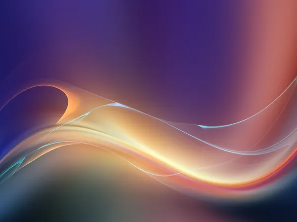 Görselleştirme in fractal dalgalar — Stok fotoğraf