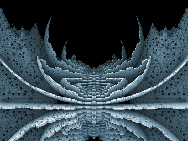 Fraktales Spinnenelement — Stockfoto