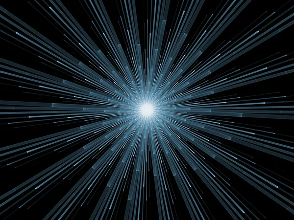 Enerji in fractal patlaması — Stok fotoğraf