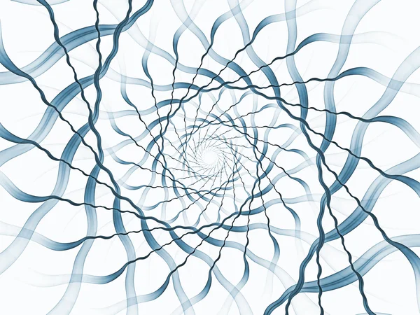 Elemento a spirale isolato — Foto Stock
