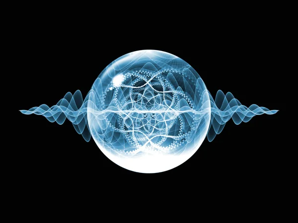 Μαγεία του κύματος σωματιδίων — Φωτογραφία Αρχείου