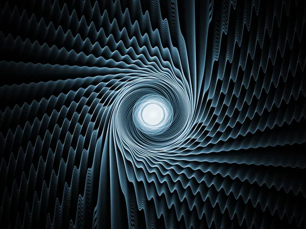 Energia de explosão fractal — Fotografia de Stock