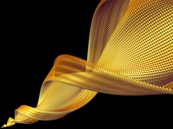 Золотий helix — стокове фото
