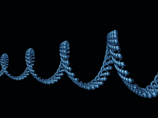 Blauwe helix — Stockfoto