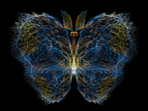 Digital fjäril — Stockfoto