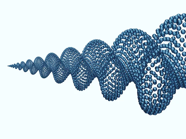 Blauwe helix — Stockfoto