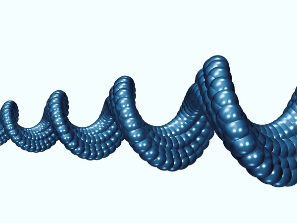 Spirala niebieski — Zdjęcie stockowe