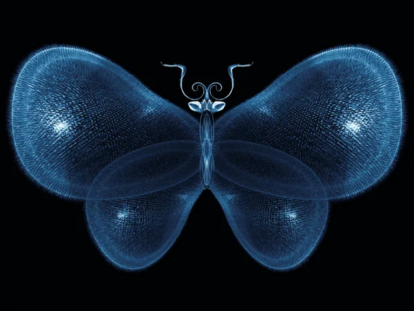 Ilusión de la mariposa — Foto de Stock