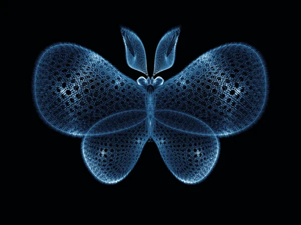 Ilusión de la mariposa — Foto de Stock