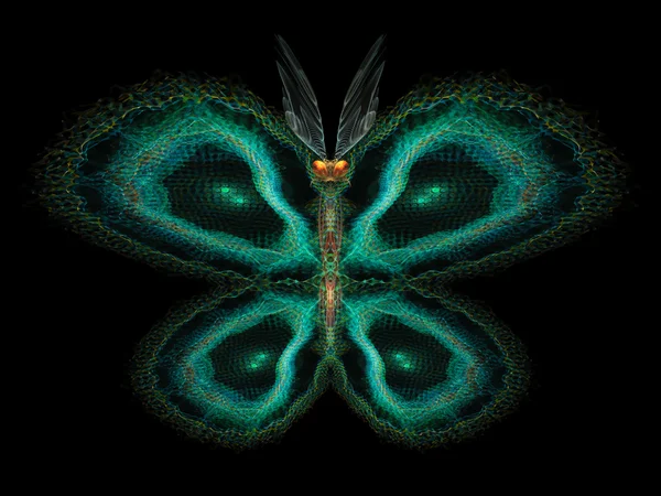 Digitale vlinder — Stockfoto