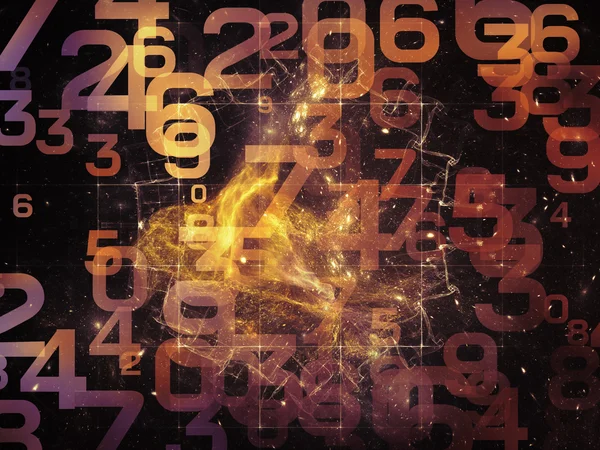 Number Background — Stock Photo, Image