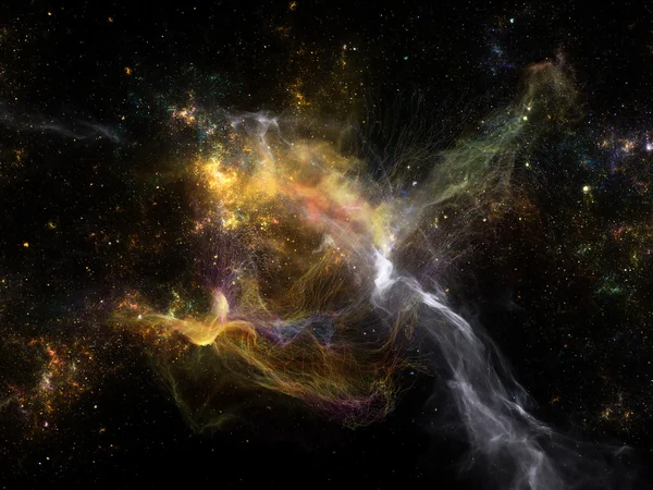 Visualization of Fractal Nebulae — Stock Photo, Image